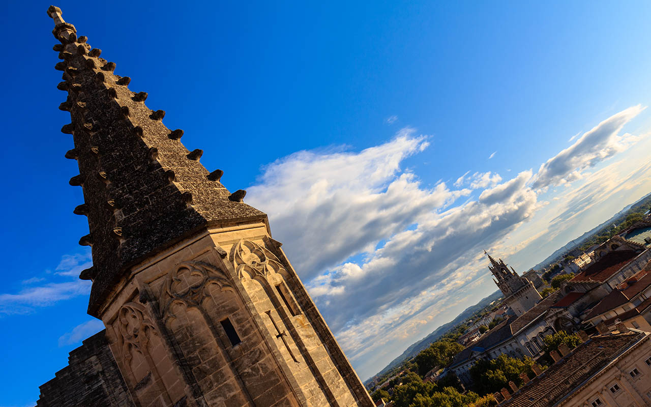 Panorámica desde el Palacio de los Papas de Avignon