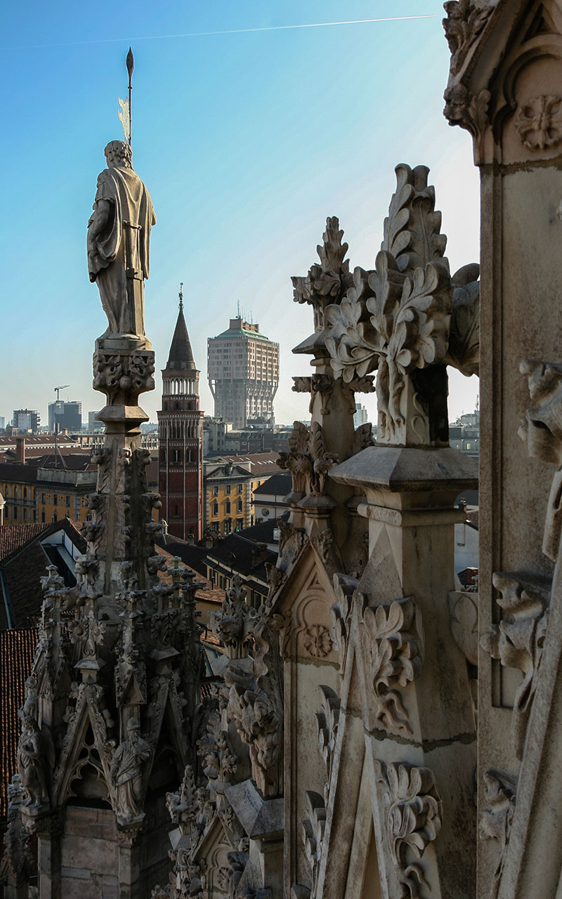 Vista aérea desde el Duomo