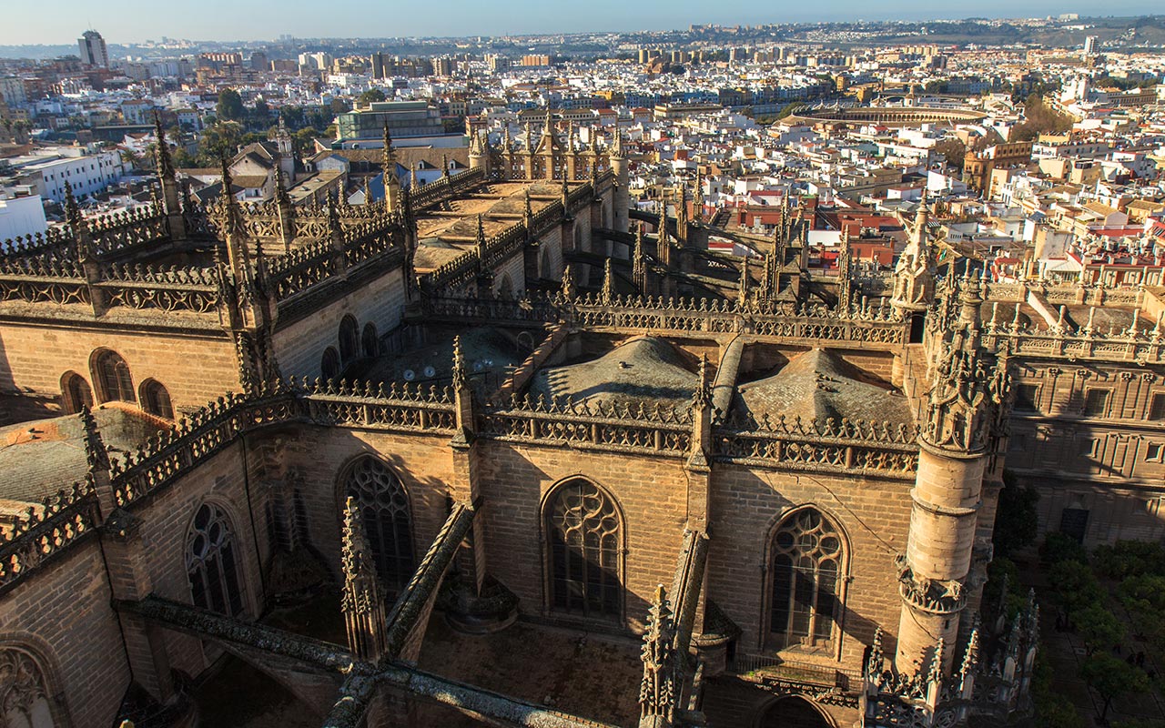 Catedral de Sevilla desde la Giralda