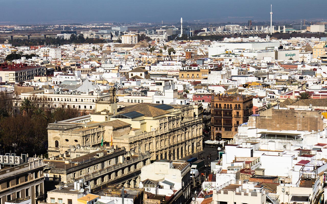 Ayuntamiento de Sevilla desde la Giralda
