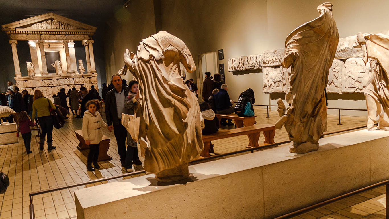 Partenón griego en el British Museum