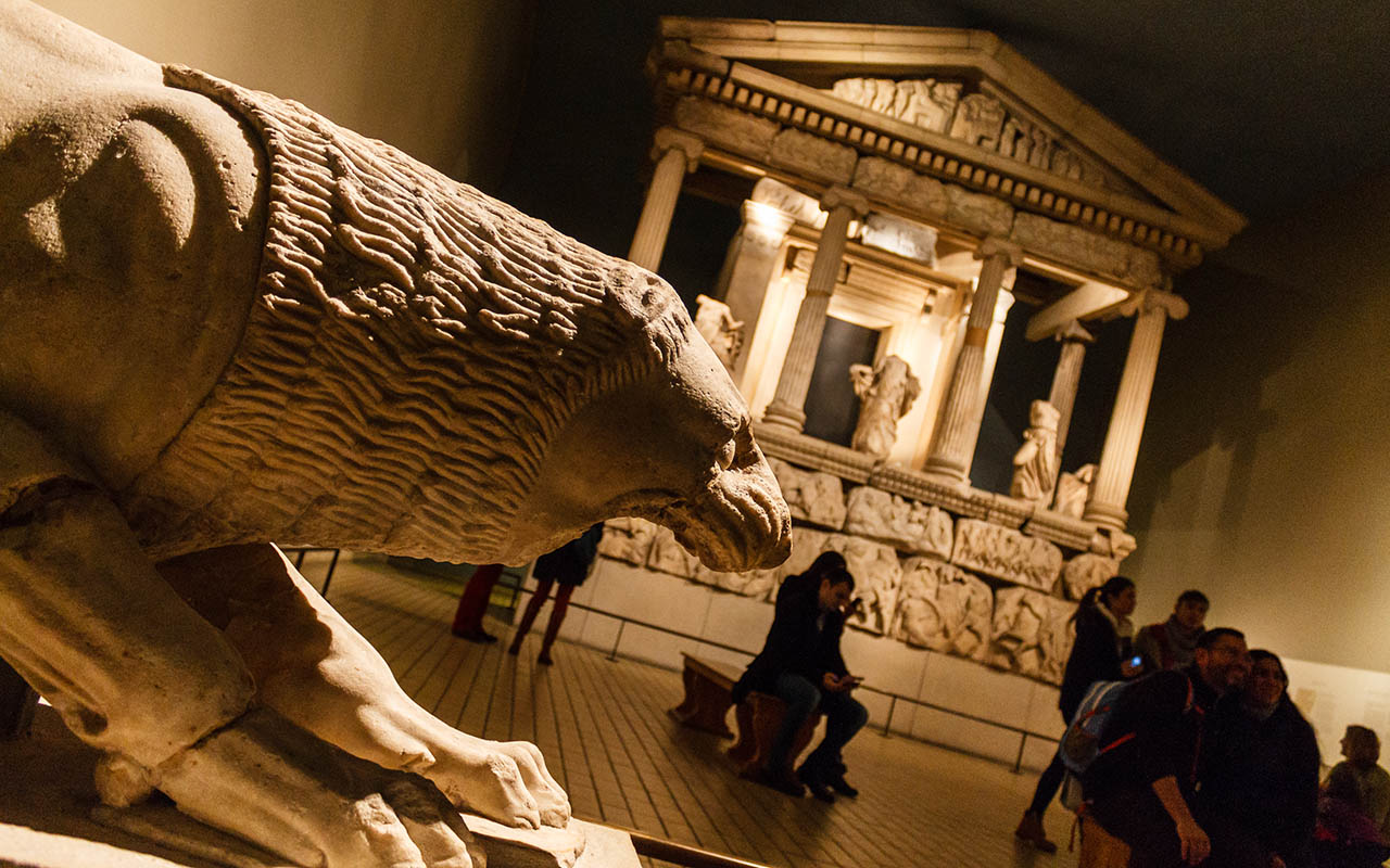 Partenón griego en el British Museum